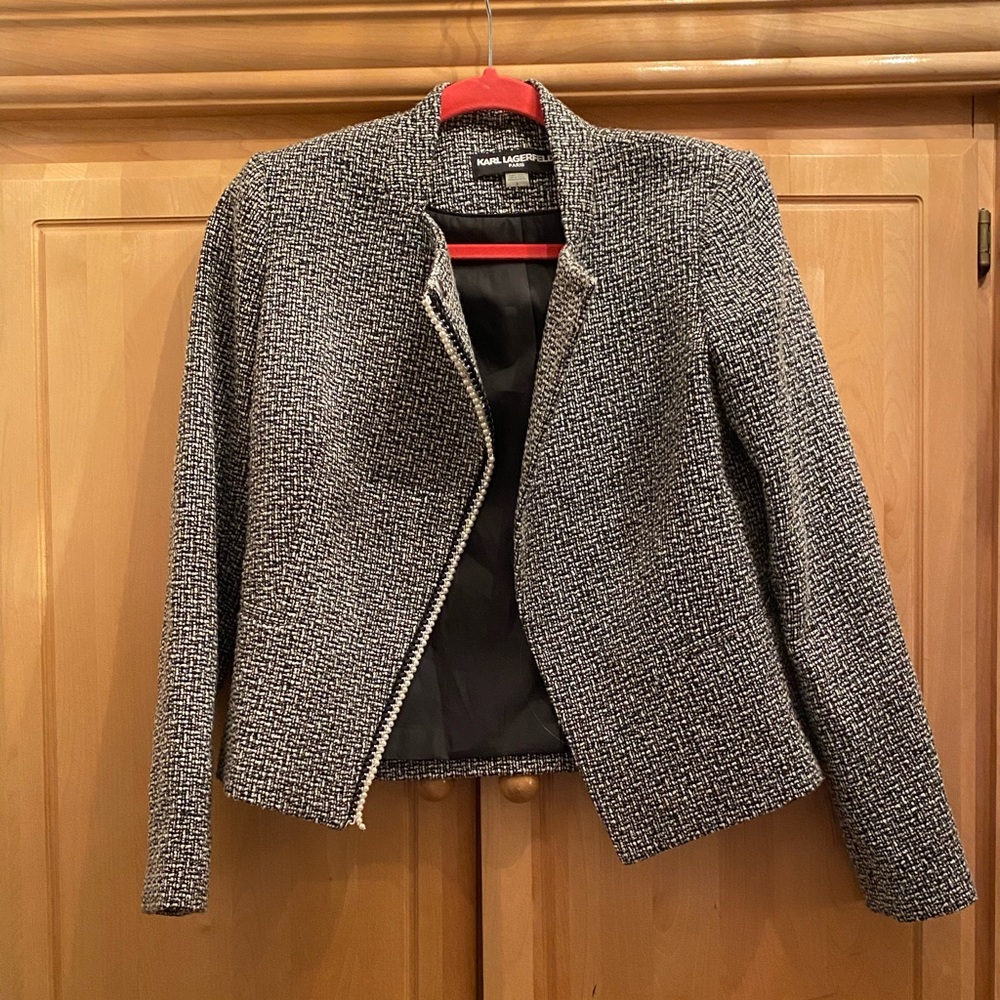 Karl Lagerfeld Tweed Women's Suit Jacket